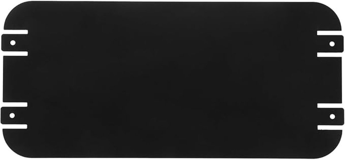 Scheidingsplaat voor heteluchtfriteuse, metaal, 20 cm, zwart