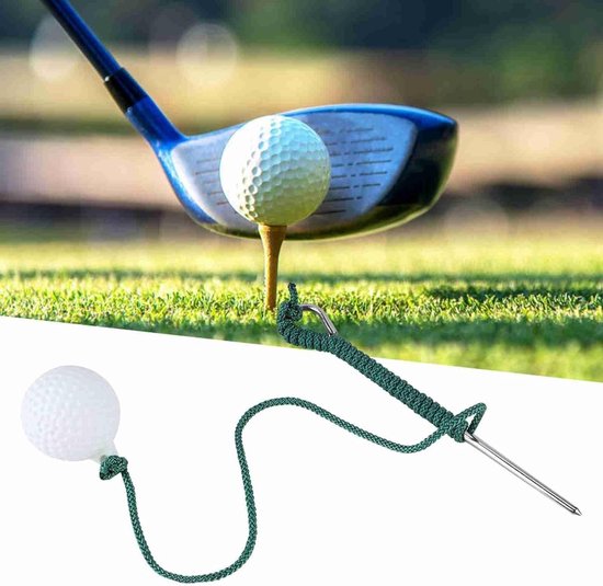 Golf Oefen Touw met Bal, Swing Trainer voor Verbetering van Golfvaardigheden en Outdoor Club Training Accessoires van Merkloos — afbeelding 4