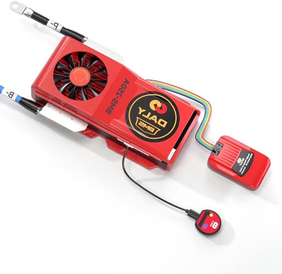 Parallelle Module - Batterij Beheer - Energie Opslag - Smart Bluetooth - 12 Volt 250A - Zwart