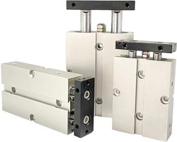 Dubbele Staaf Cilinder - Luchtcilinder Pneumatisch - Industriële Automatisering - Hoge Precisie Beweging - Slag 50mm Boring 10mm - Metaal