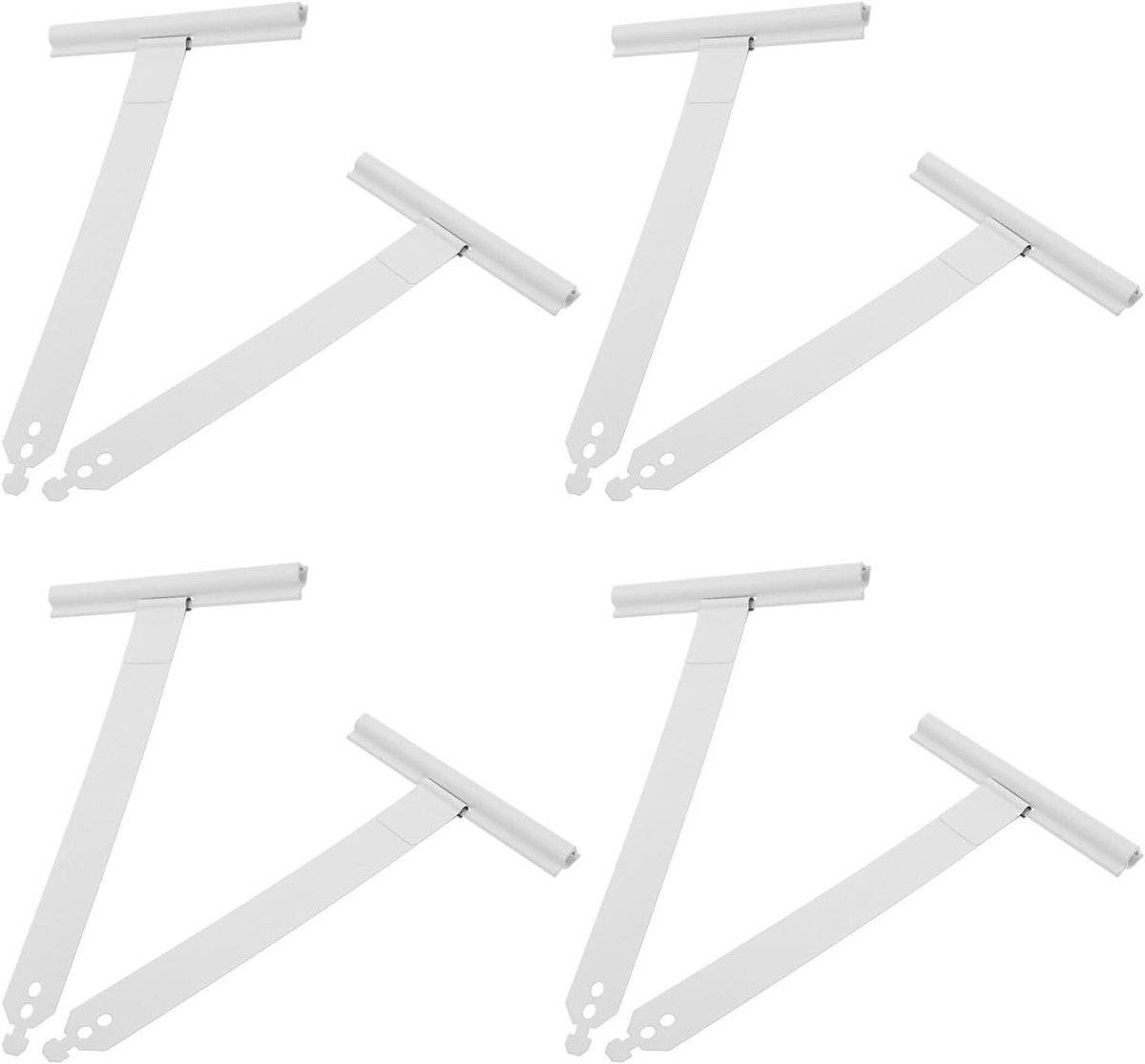 Rolgordijn Ophangveren - Luikonderdelen - Raamreparatie - Geluidsarme Werking - 8 Stuks - Wit