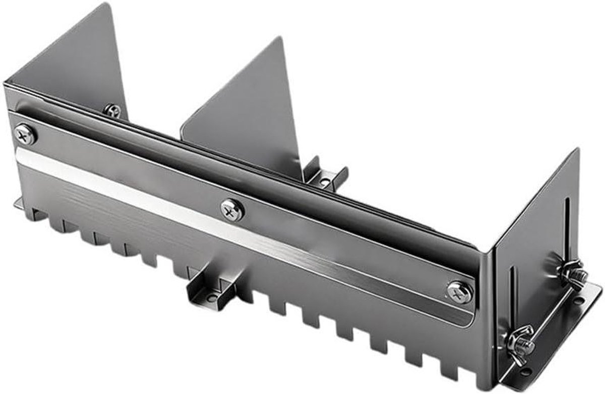 Getande Troffel - Tegelgereedschap - Tegels Aanbrengen - Verstelbare Breedte - 40 cm - Zilver