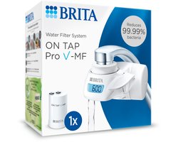 BRITA ON TAP Pro V-MF Waterfiltersysteem Inclusief 1 V-filter 600L Single Unit