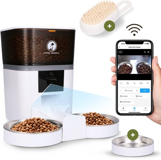 Prime AnimalZ Automatische Voerbak 4L - Prime - €119,95