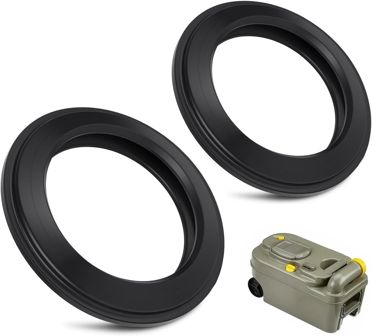 Toilet vervangingsafdichting 110mm, RV toiletafdichting voor camper, afvalwatertank afdichting voor Thetford C200, C250, C400, C500, C2, C3 en C4 modellen