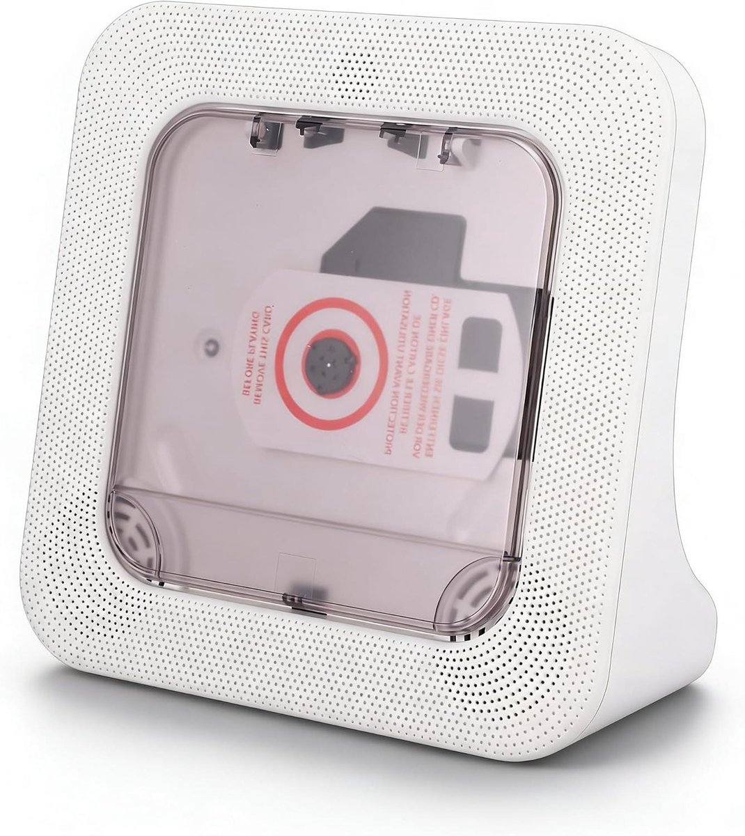 Desktop CD-speler - Draagbare Muziekspeler - Muziek Luisteren - Bluetooth 5.3 Connectiviteit - 22 x 21 x 8 cm - Wit