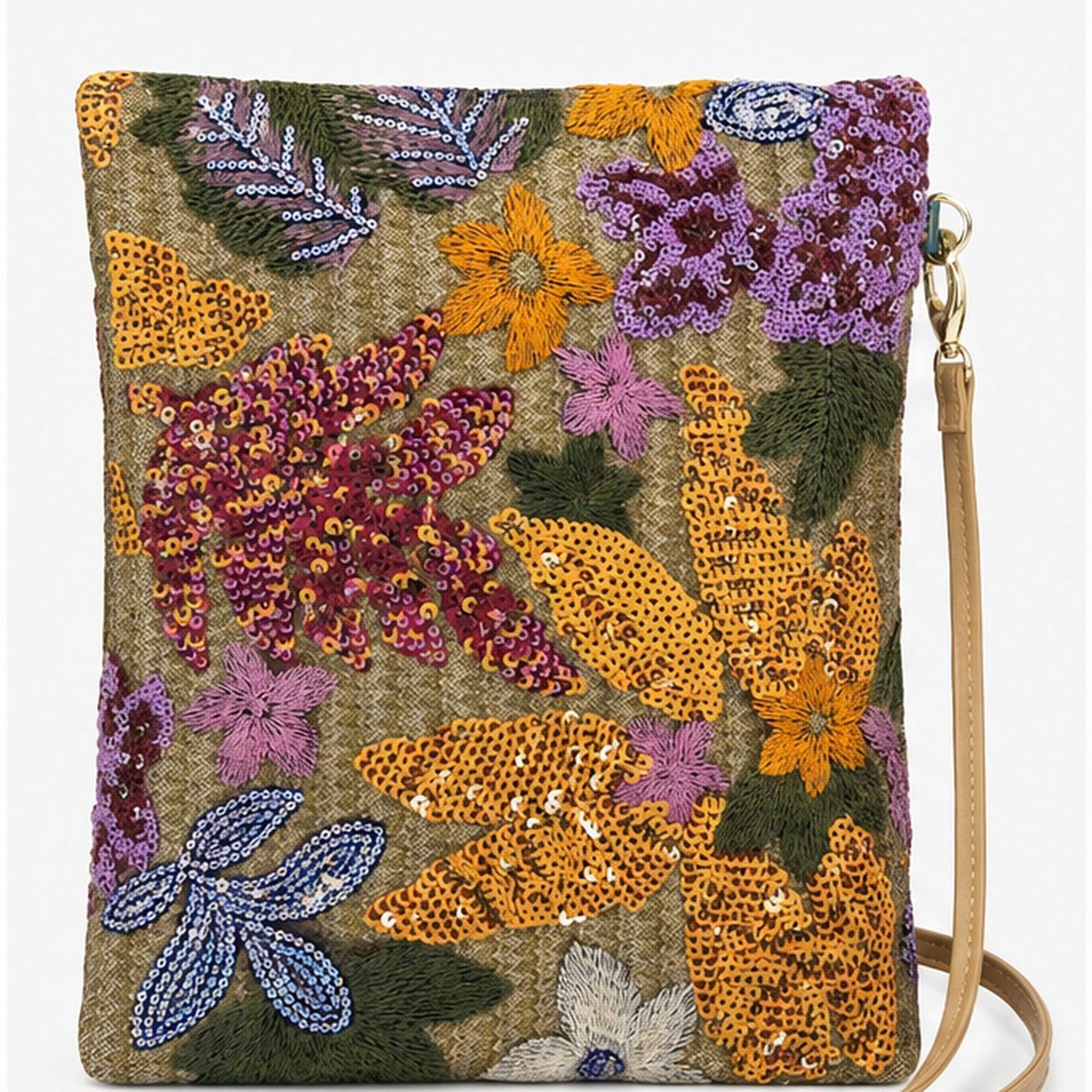 HS Crossbody Tas - Meerdere Uitvoeringen - Multicolor Bloemen