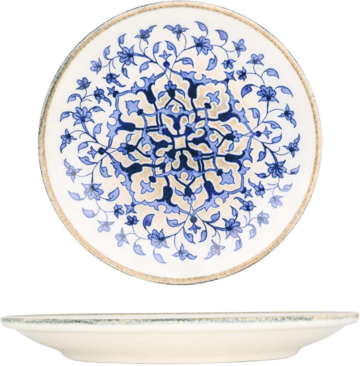 Kütahya Porselen Dessertbord - Tile Legacy - Porselein - 23 cm - set van 6