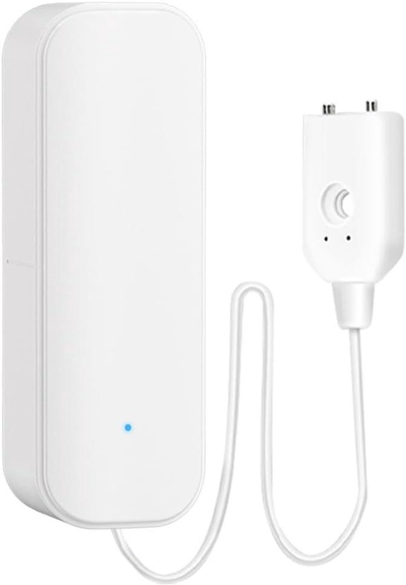 Waterlekdetector - Lek sensor - Huis beveiligen - Directe app melding - 0.9m kabel - Wit