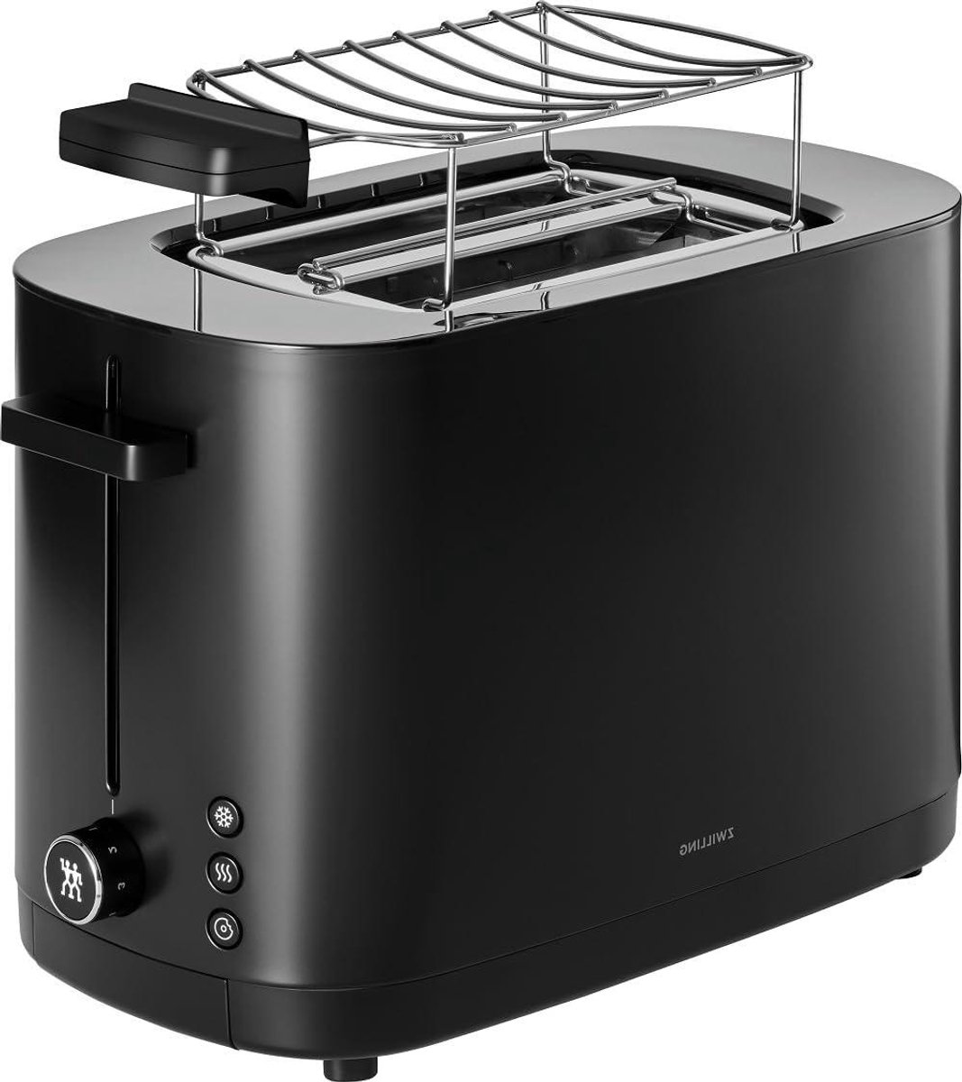 Broodrooster - Toastapparaat - Ontbijt Bereiden - 3 Programma's - 2 Sleuven - Zwart