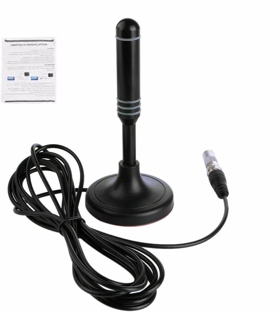 Digitale Antenne - TV Ontvanger - Lokale Zenders Ontvangen - Sterke Interferentie Bescherming - 20 x 16 x 2 cm
