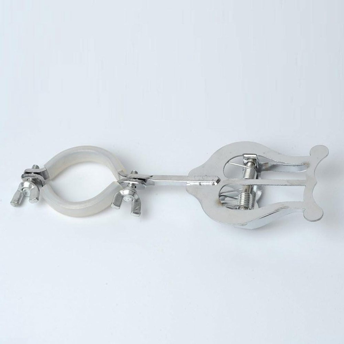 Muziekblad Houder - Klem voor Noten - Muziek Spelen - Stevig Metaal - 15 cm Lengte - Zilver Wit