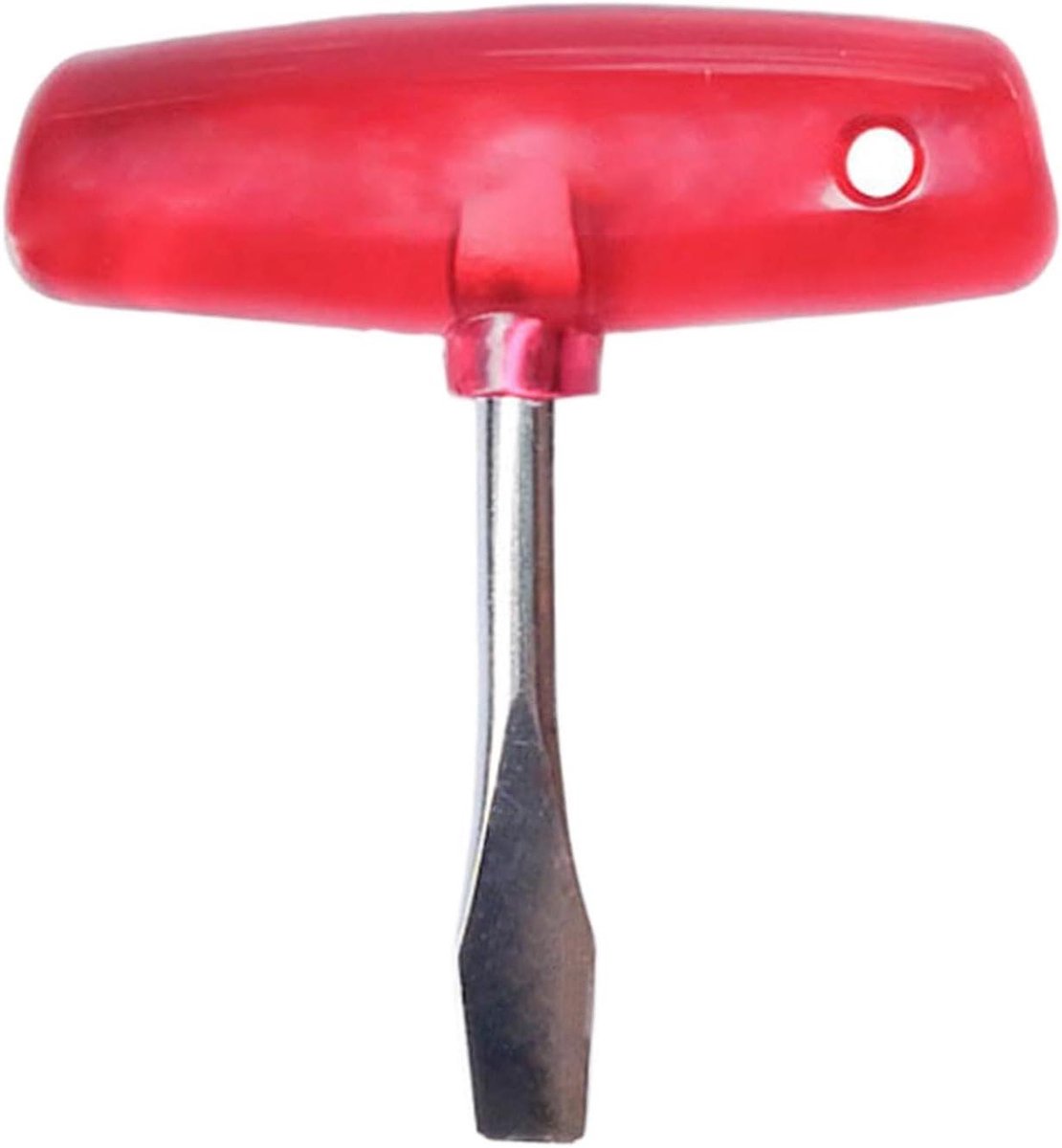 Precisie Schroevendraaier - Platte kop - Elektronica Reparatie - Ergonomisch T-handvat - 10.2 cm - Grijs