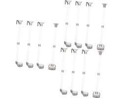 Aquarium Voederautomaat - Garnalen Voeder - Vis Voeren - Eenvoudig Te Installeren - 3 Sets - Transparant