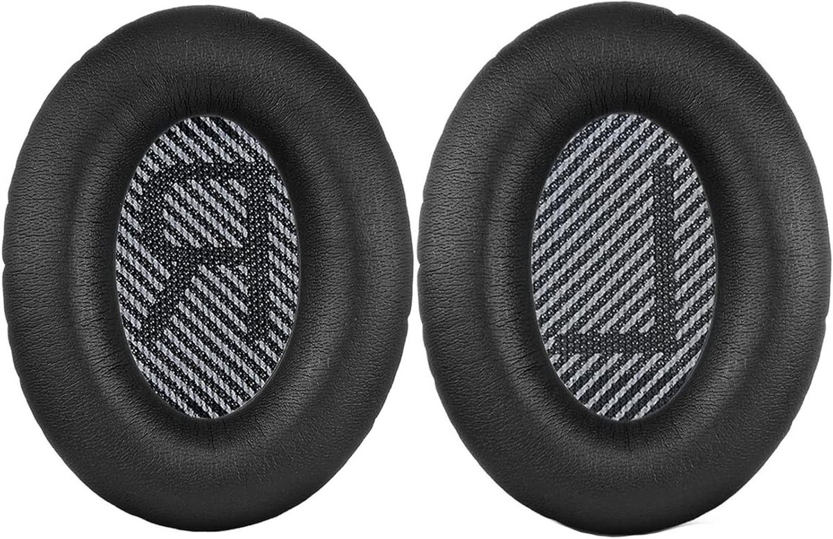 Vervangende Oorkussens voor Over-Ear Hoofdtelefoons - Comfortabele Earpads voor Geluidsisolatie en Optimale Pasvorm (Zwart)