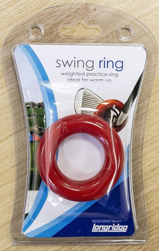 Golf Swing Ring - Trainingsgewicht - Golf Training - Versterkt Spieren - 0.04 kilogram - Rood van GOLF — afbeelding 4
