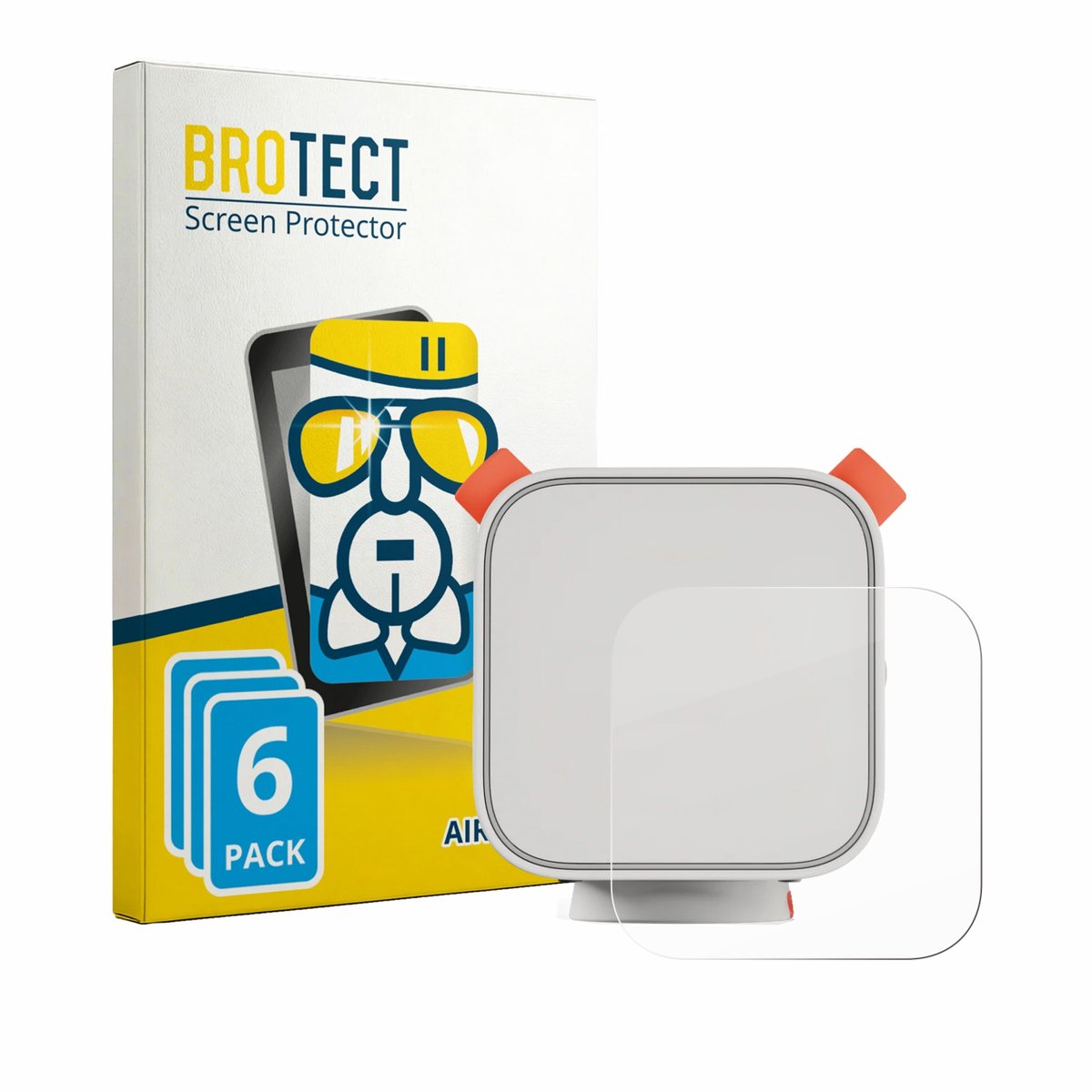 Screenprotector 6 Stuks voor Yoto Player (3. Gen.) Beschermglas transparant