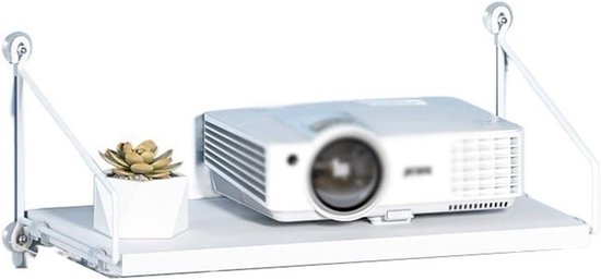 Projector standaard muurbeugel zwart zwaar zonder boren voor beamer ophangen en stabiele montage