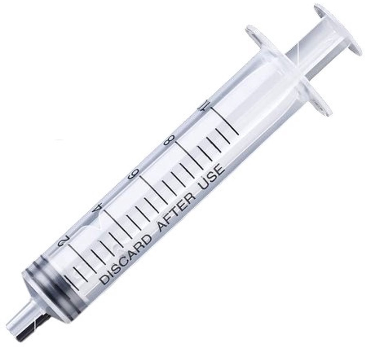 Han-Bar® 10 x Wegwerp Injectiespuit – 10 ml – Luer aansluiting – Zonder naald met 2 schoonmaak borsteltjes