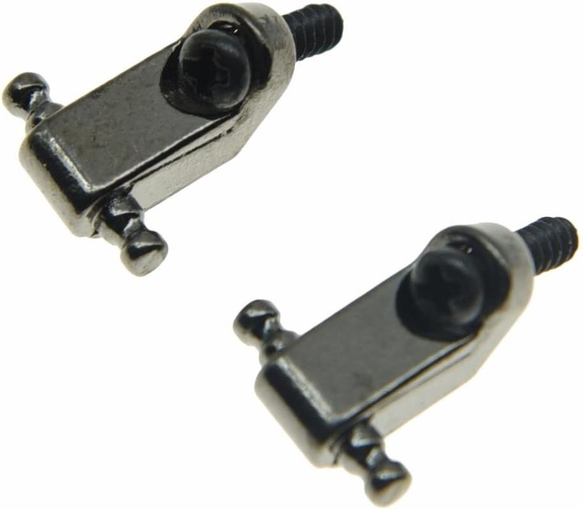 2 Stuks Gitaar Snaren Bomen - Snaren Retainers voor Fender Strat en Tele Gitaren - Zwart Accessoire voor Muzikanten