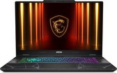 MSI Cyborg 17 B13WFKG-260NL Intel® Core™ i7 i7-13620H Laptop 43,9 cm (17.3") Full HD 16 GB DDR5-SDRAM 512 GB SSD NVIDIA GeForce RTX 5060 Wi-Fi 6E (802.11ax) Windows 11 Home Zwart