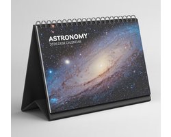 Astronomy Desk Calendar 2026-2027: Standing Folding Calendar with Thick Paper (15.2 cm x 22 cm - Similar to A5)