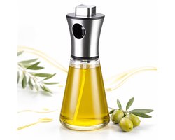 Olijfolie Sprayer – Olijfolie Verstuiver – Olijfolie Spray – Oliespray – Navulbaar – inclusief passende trechter – 200ml