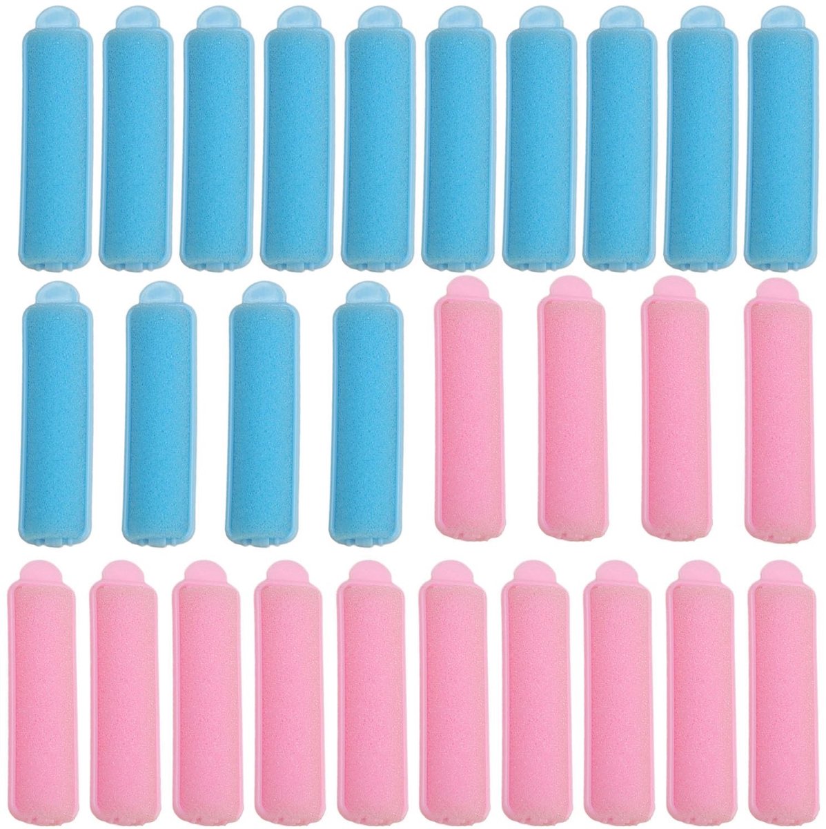 Cosensi- Haarkruller zonder hitte - 28 stuks spons haarrollers - Flexibele krulspelden - Zachte schuimrollers - Voor vrouwen - Ideaal voor slapen