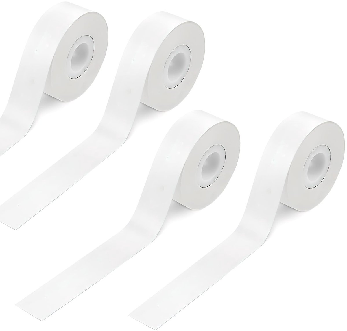 Cosensi- Labeltape 4 Rollen - 15 mm x 4 m - Thermische Printer - Etiketten - Waterdicht - Klevend - Verwijderbaar