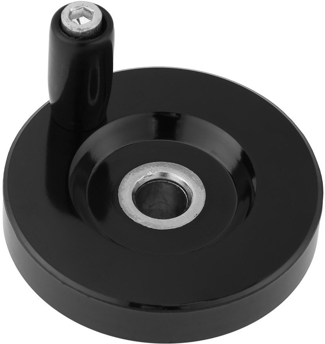Cosensi- Handwiel 10x63mm - Verstelbaar Handwiel - Removable Handvat - Bakeliet - Industrieel Gebruik - Schokbestendig - Bedieningswiel