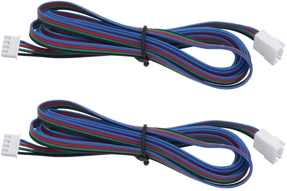 Cosensi- Verlengkabels 2 m - 3D Printer - Stappenmotor - Vrouwelijke/Mannelijke Connectoren - Duurzaam - Lichtgewicht - Motor Kabels
