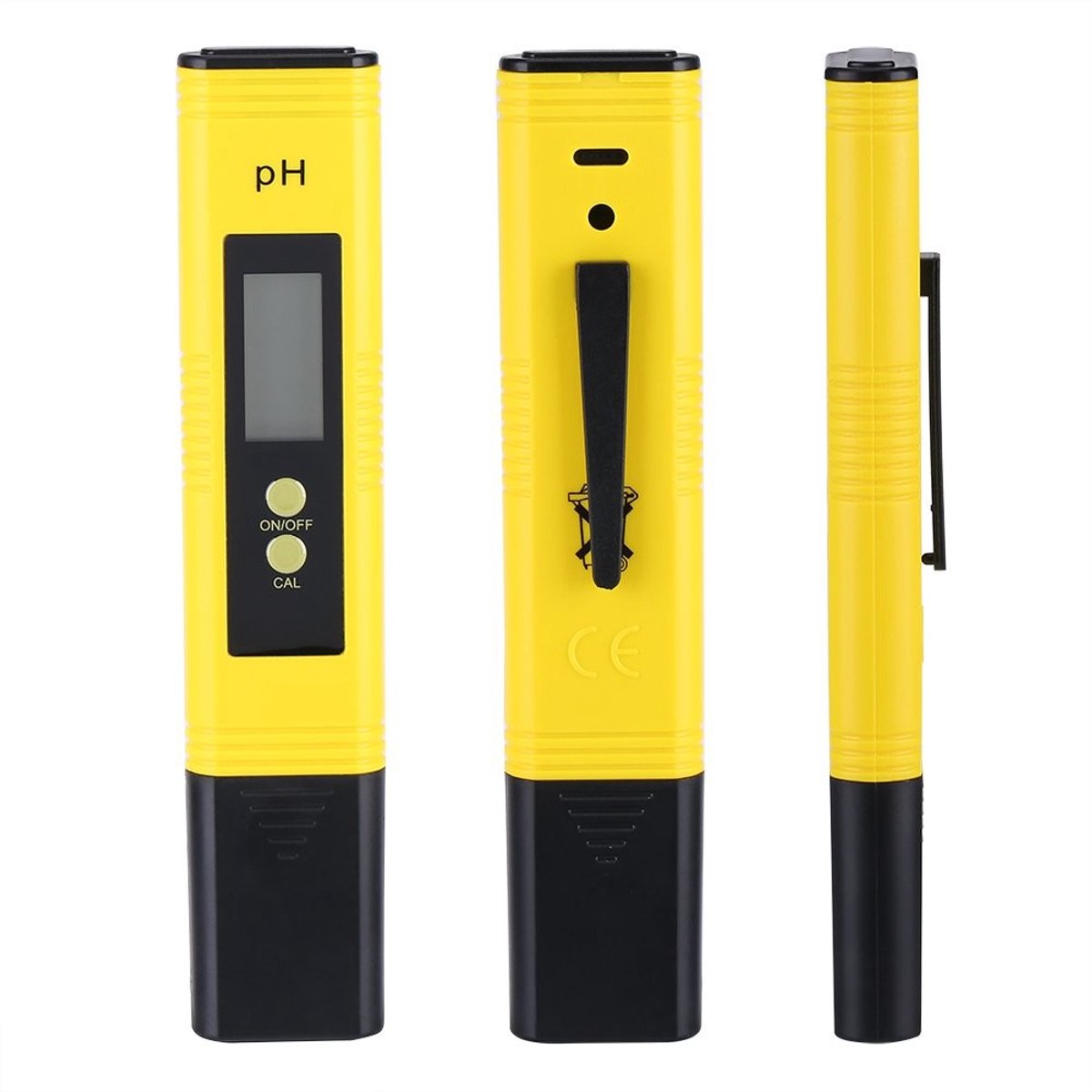 Cosensi- pH-meter digitale pen - 2-punts automatische kalibratie - pH-tester voor aquarium - pH-tester voor zwembadwater - waterdicht - groot LCD-scherm