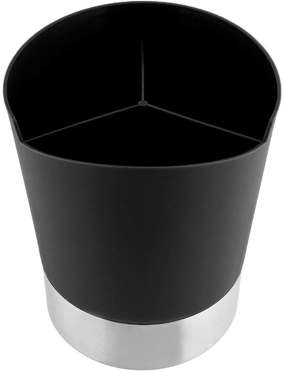 Cosensi- Bestekhouder - Roestvrij Staal - Multifunctioneel - Keukengerei Houder - Lichtgewicht - 12x14,2x16,8cm - Elegante Opslagoplossing - Bestekorganizer