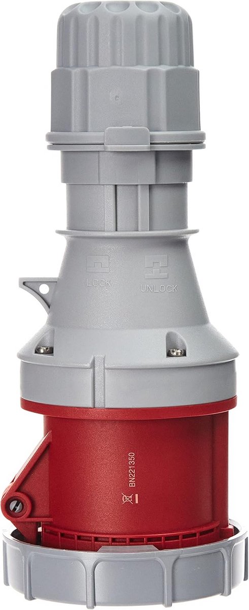CEE Wandkoppeling 5-Polig 400V 63A IP67 voor Buiten en Industrieel Gebruik