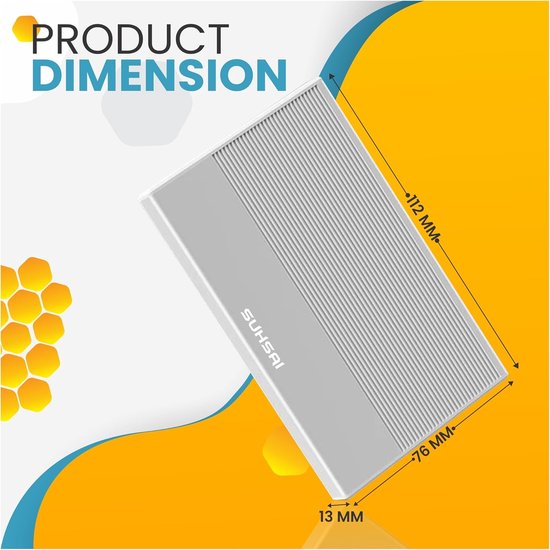 Draagbare Externe Harde Schijf 1TB USB 3.0 voor Opslaguitbreiding - Compatibel met PC, Mac, Laptop en Gameconsoles — afbeelding 2