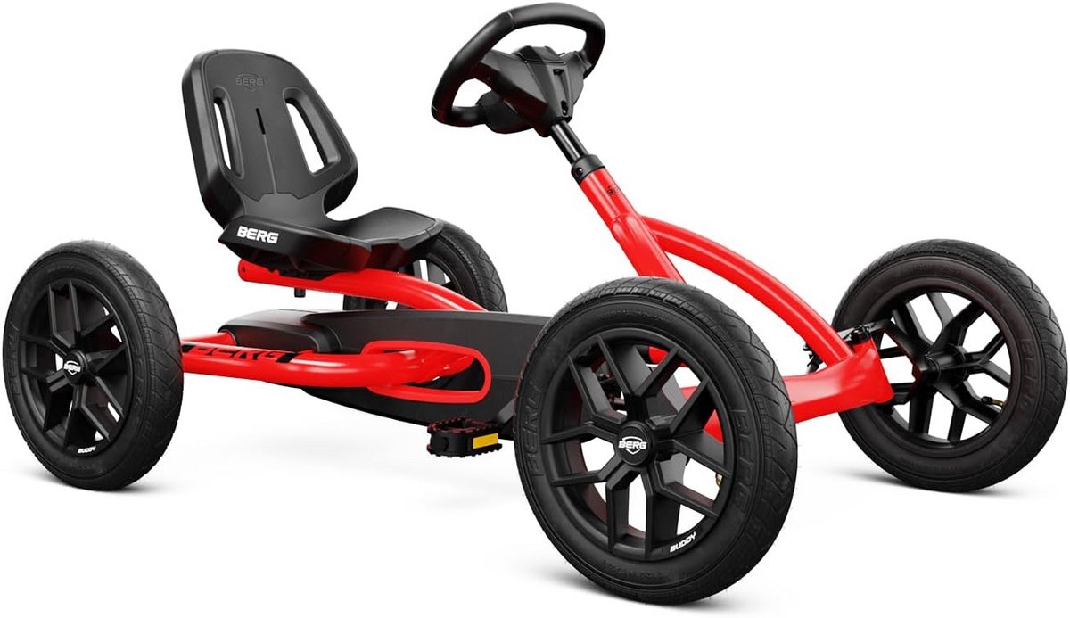Pedal Gokart voor Kinderen met Hoog Veiligheidsniveau - Geschikt voor Kinderen van 3 tot 8 Jaar