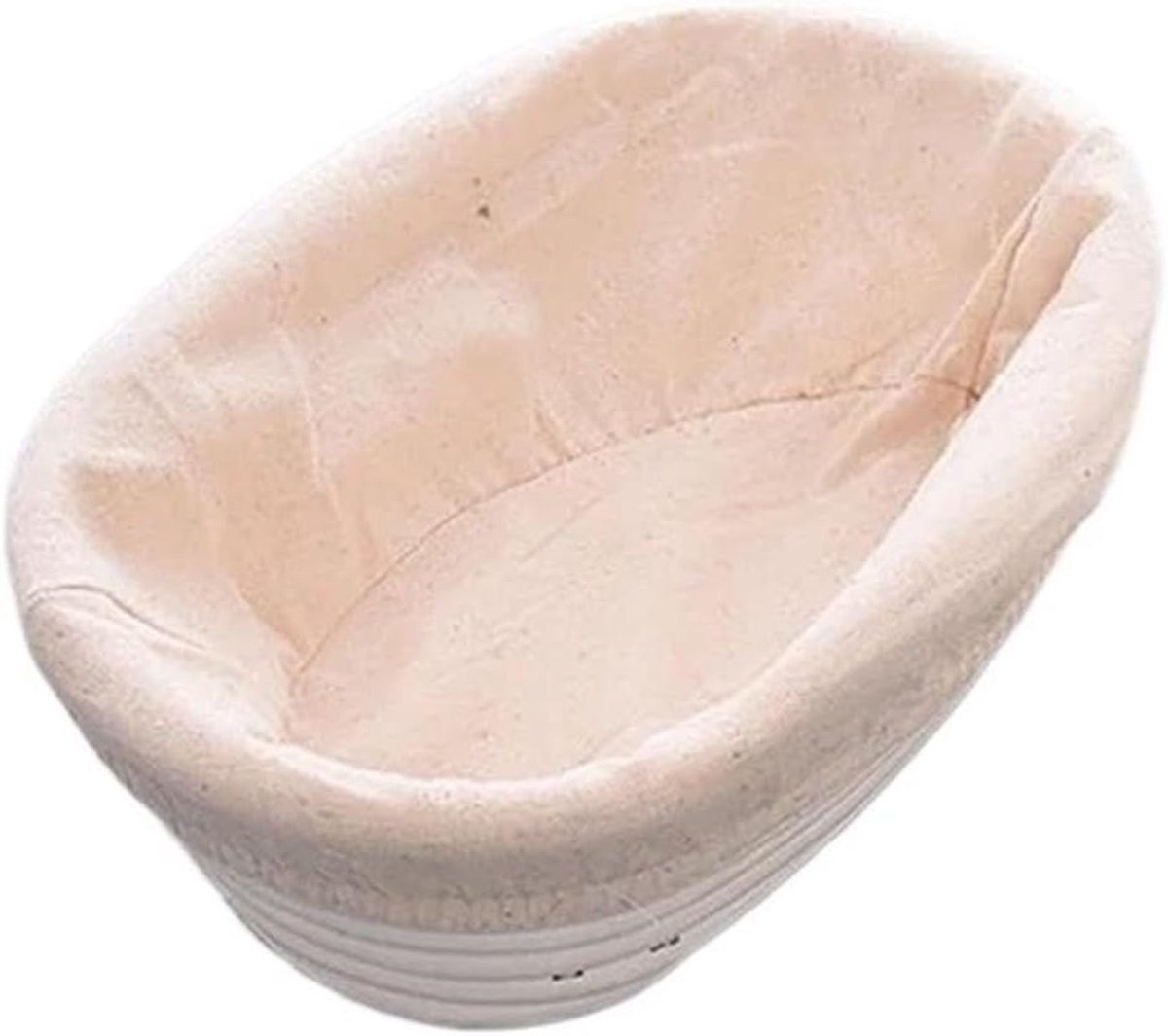 Broodmand Rattan - Rijsmand Deeg - Brood Bakken - Professionele Vorm - 21 x 14 cm - Natuurlijk