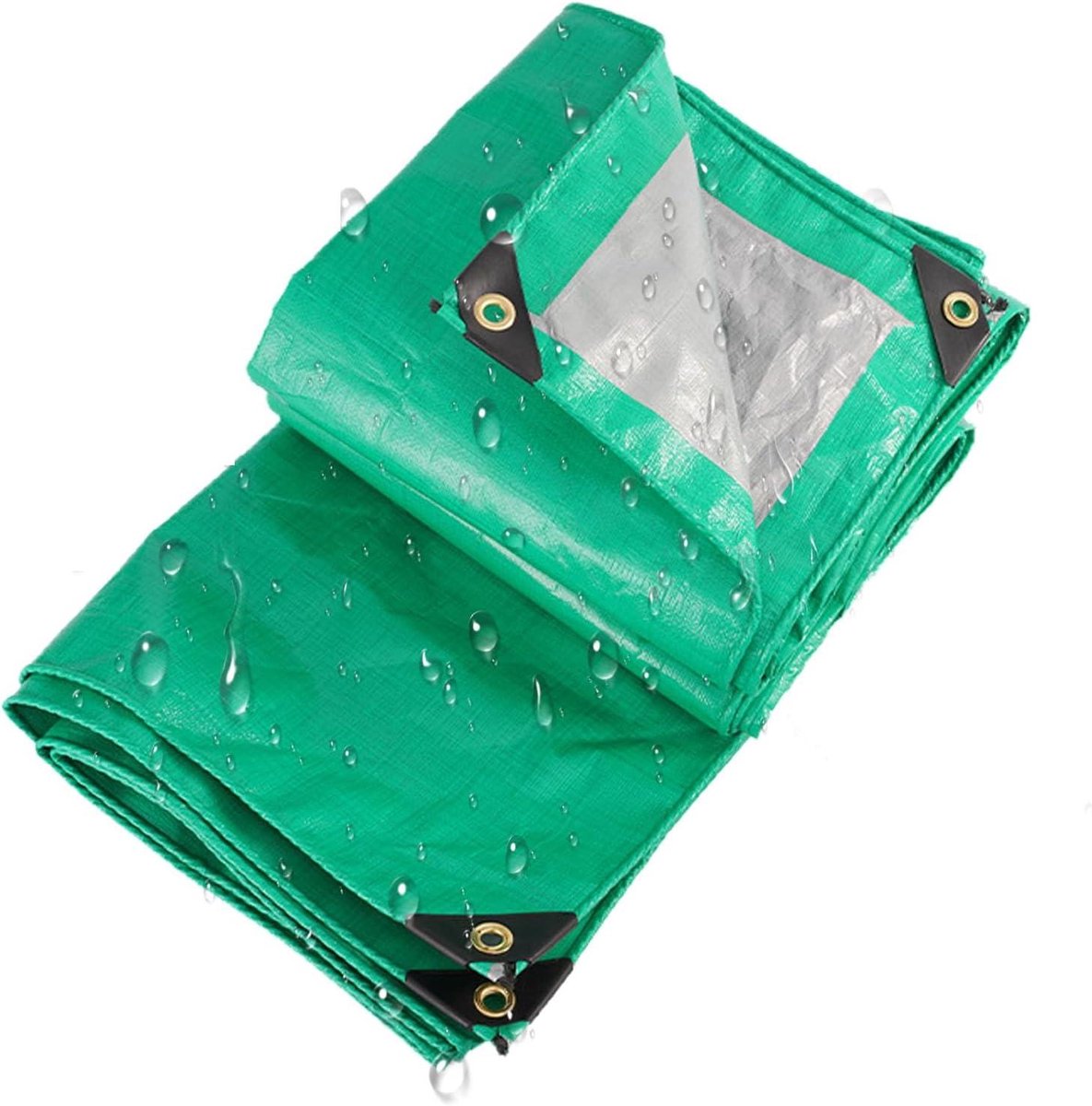 Waterdicht Zeil - Beschermhoes - Buiten Beschermen - Versterkte Randen - 200x400cm - Groen