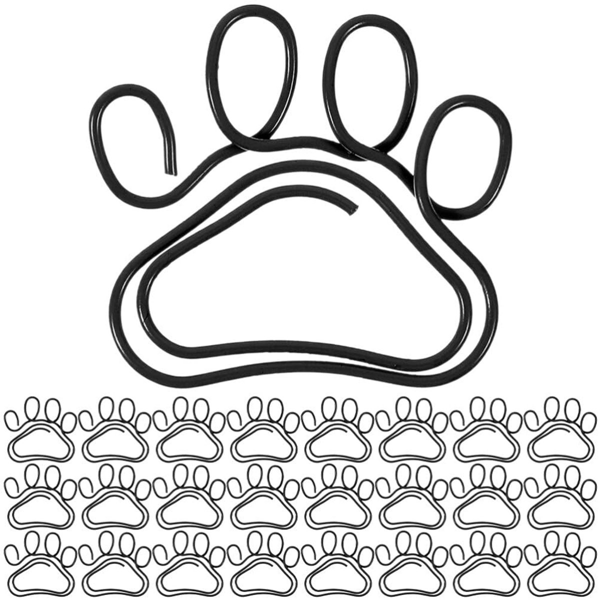 NTH products- Pootafperclips 50 Stuks - Mini-Paperclips Hondenvorm - Kantoorclip - Scrapbooking - Bladwijzers - Creatief Design