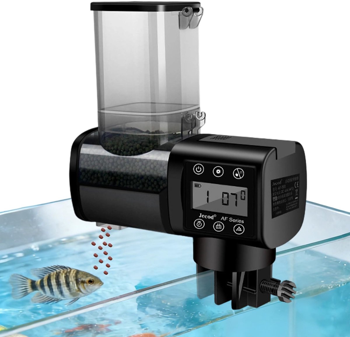 NTH products - Automatische Voederautomaat voor Aquarium, 500 ml Capaciteit