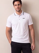 Sjeng Sports TORINO - Maat: S Real White - Tennis Polo's Mannen - Poloshirt - 100% polyester