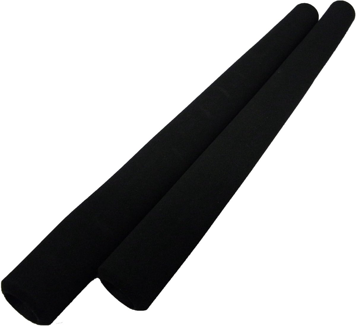 Stuurhoes Fiets - Foam Handvat - Comfortabel Fietsen - Zacht Schuimmateriaal - 40 cm Lengte - Zwart