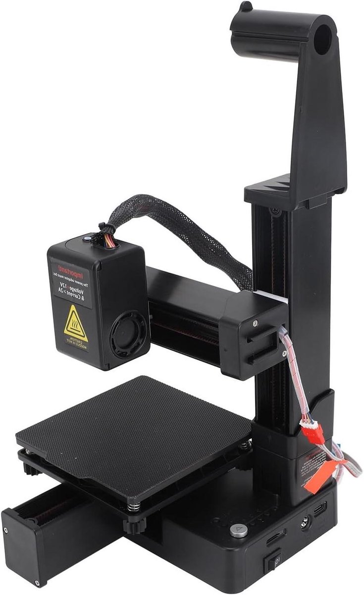3D Printer - Mini Printer - Hobby Projecten - Compact Printformaat - 100 x 100 x 100 mm - Zwart