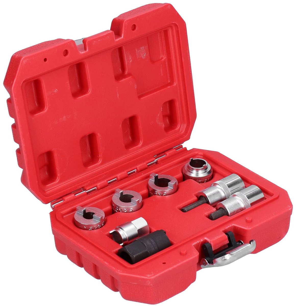 OmGoods - Dailygoody - Ophanging Gereedschapsset - Schokabsorberende Huls - Ideaal voor Auto Onderhoud - 8 Stuks - Metalen Demontagegereedschap - Geschikt voor
