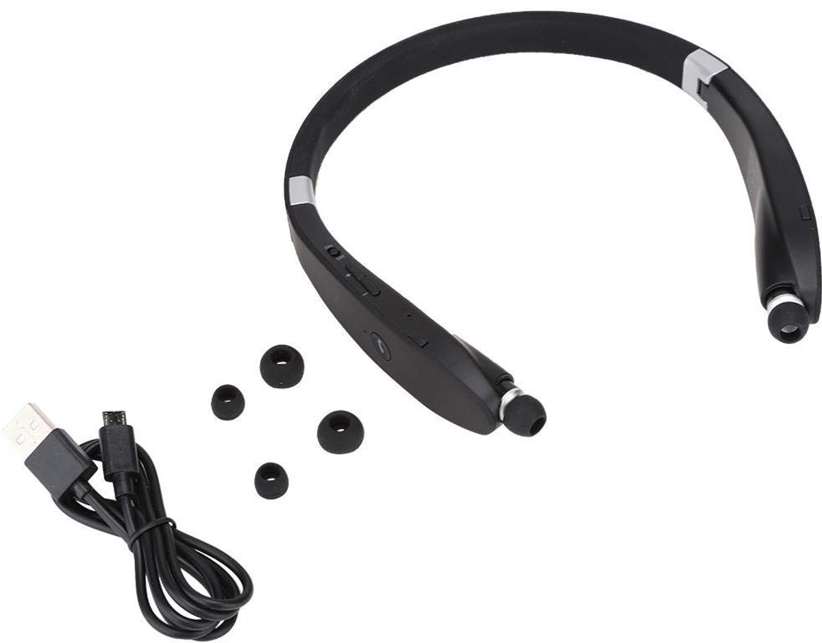 OmGoods - Dailygoody - Bluetooth Headphones - Draadloze Hoofdtelefoon - Noise Cancelling - Zwart - Oordopjes met Microfoon - Geschikt voor Volwassenen - SX-991