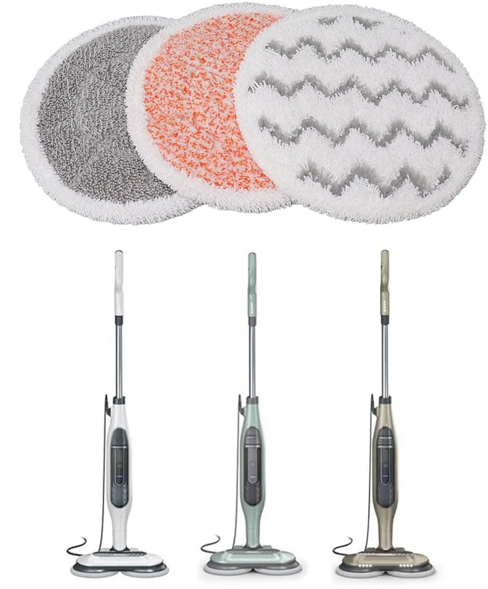 OmGoods - Dailygoody - Vervanging Pads - Wasbare Mop Pads - Krachtig Schrobben - 6 Stuks - Geschikt voor Stoommop - Voor Diverse Schoonmaakbehoeften