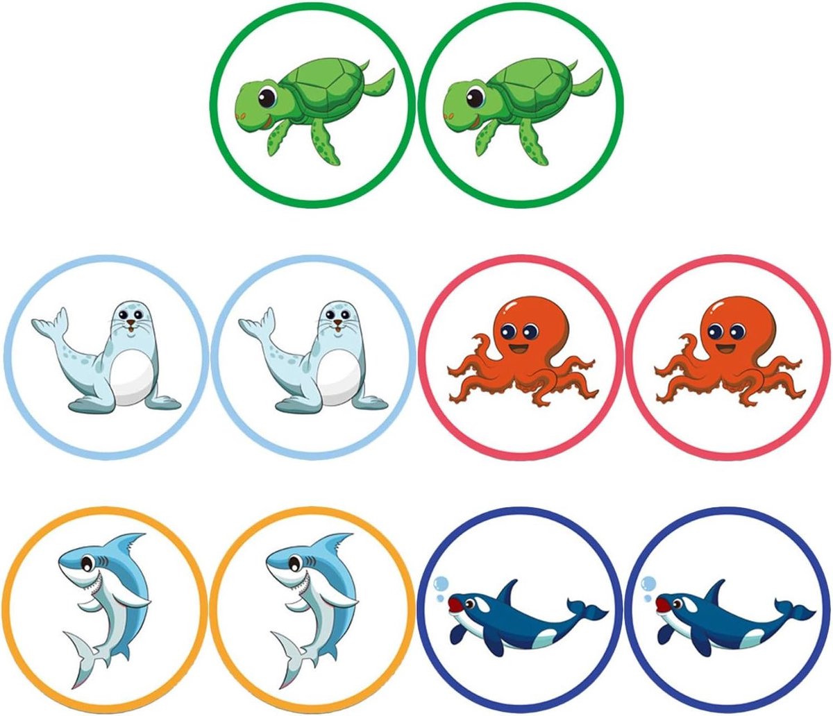 Zindelijkheidstickers - Plasstickers - Kind Motiveren - Kleurveranderend - 10 Stuks - Multi