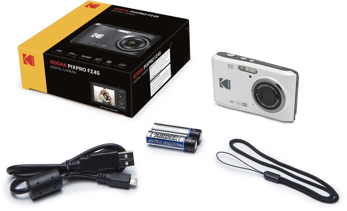 Kodak Friendly Zoom FZ45 - Compactcamera - Wit thumbnail 5