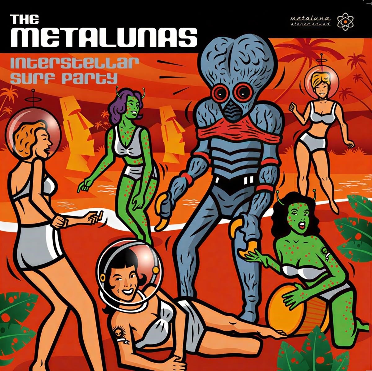 The Metalunas - Interstellar Surf Party (CD)