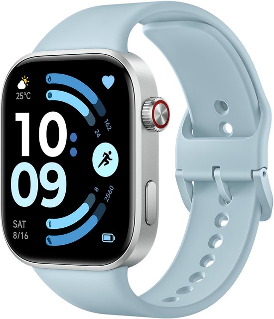 Xiaomi Redmi Watch 6 smartwatch met 2.07 inch AMOLED display, batterijduur tot 24 dagen, ingebouwde GPS, ondersteuning voor 150+ sportmodi, hartslag- en SpO2-meting